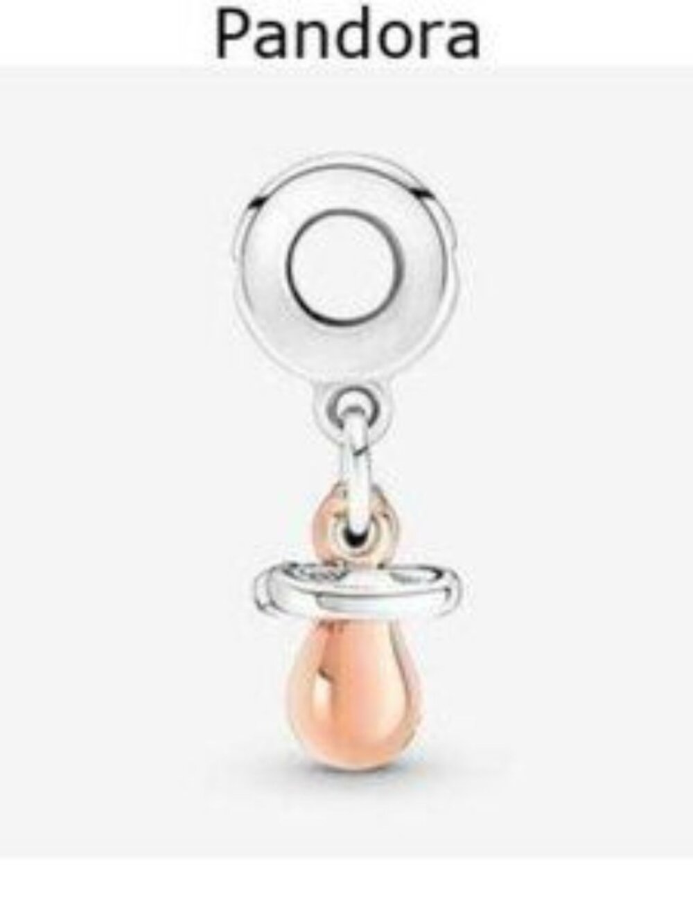 Authentic Pandora Baby Pacifier Dangle Charm - Picture 4 of 5